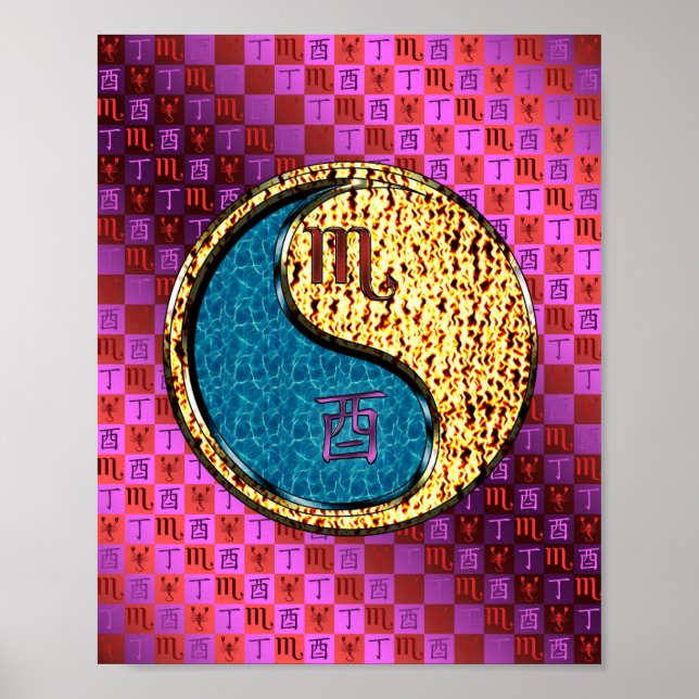 Scorpio & Fire Tupp Poster (Framsidan)
