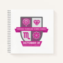 Scorpio Födelsedagsvapen™ för 24-31 oktober