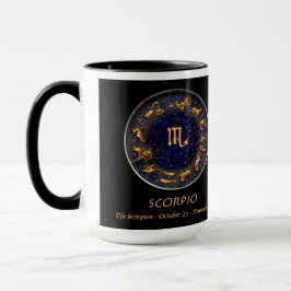 Scorpio för Paul Whitehead astrologisk kaffemugg