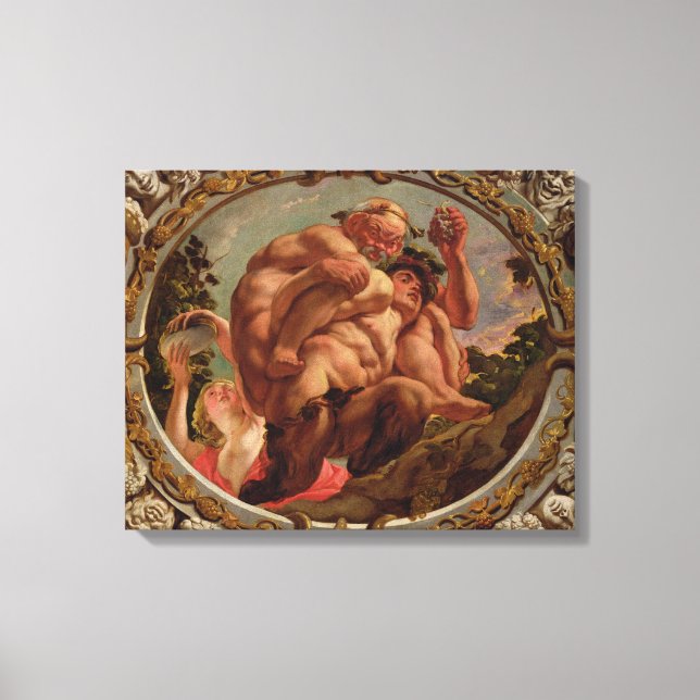 Scorpio från Zodiacs tecken Canvastryck (Framsida)