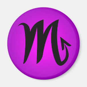 Scorpio Horoscope SigMagenta Lila Magnet