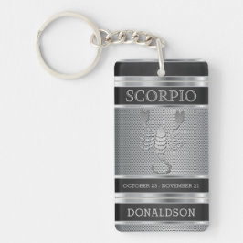 Scorpio ♏ i Black and Silver Mesh