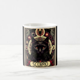 Scorpio Intense Cat Zodiac Kaffemugg