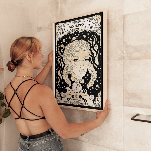 Scorpio Intense och Mysterious - Astrology Poster (Skapare uppladdad)