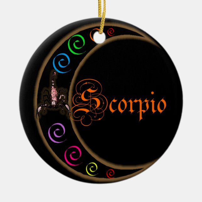 Scorpio Julgransprydnad Keramik (Framsidan)