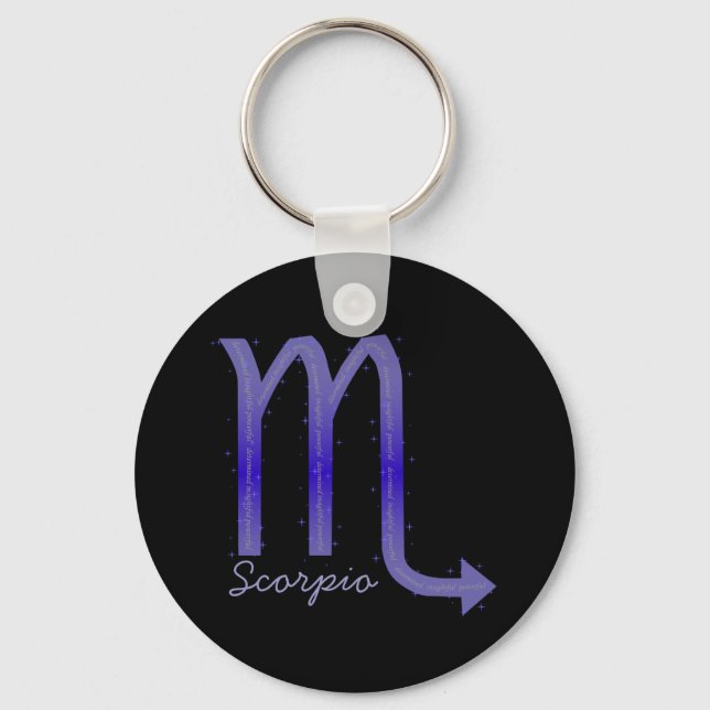 Scorpio Keychain Nyckelring (Framsida)
