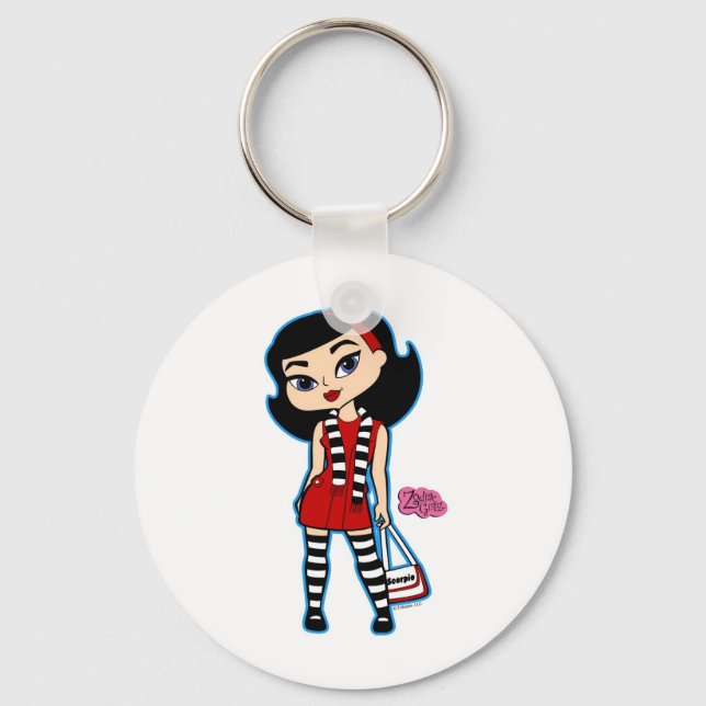 Scorpio Keychain Nyckelring (Framsida)