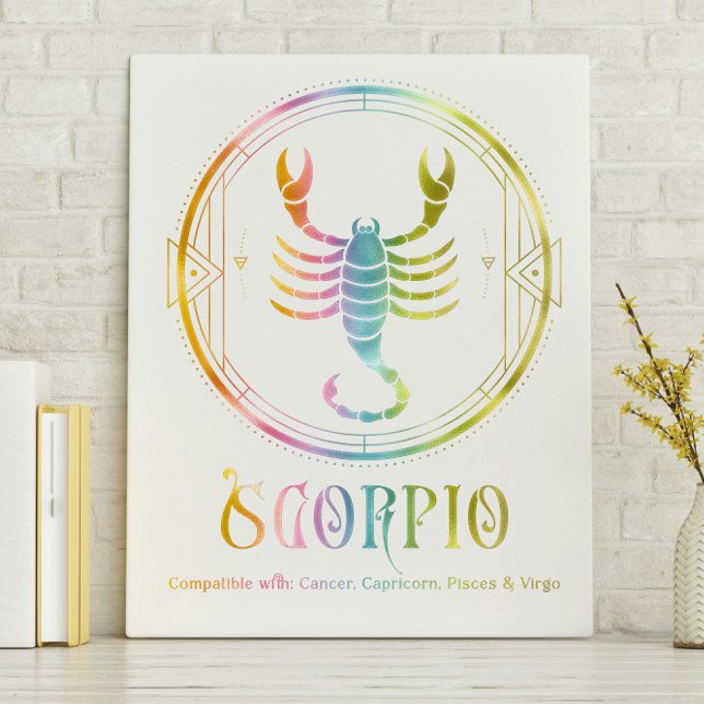 Scorpio-kompatibilitet Designad Canvastryck (Skapare uppladdad)