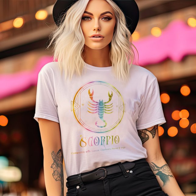Scorpio-kompatibilitet Designad T Shirt (Skapare uppladdad)