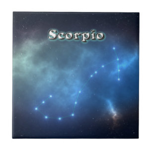 Scorpio-konstellation Kakelplatta