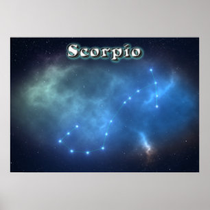 Scorpio-konstellation Poster