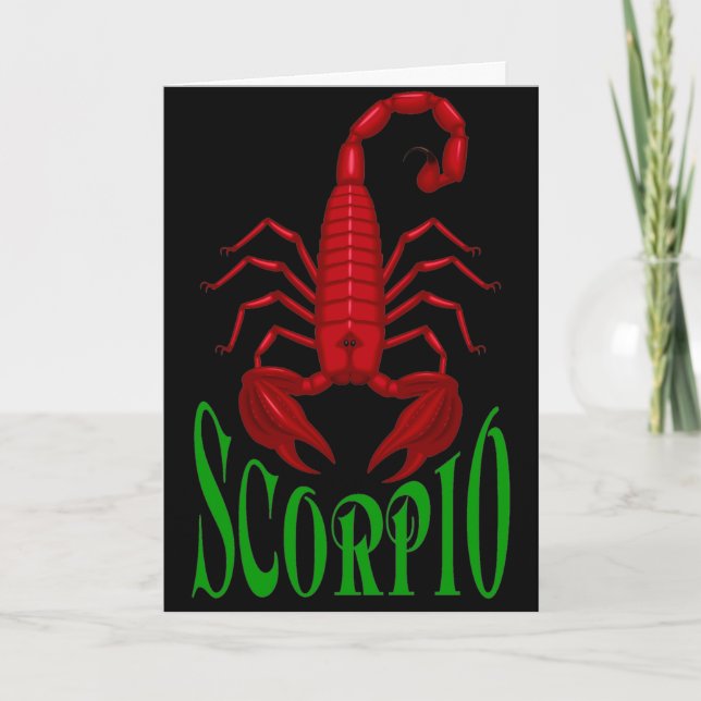Scorpio-kort Kort (Framsida)