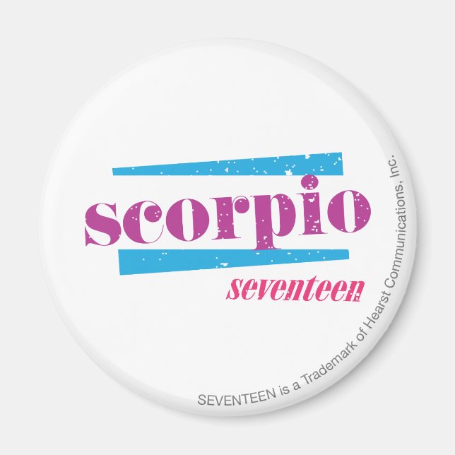 Scorpio Lila Magnet (Framsidan)