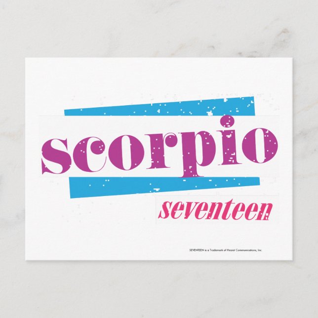 Scorpio Lila Vykort (Framsida)