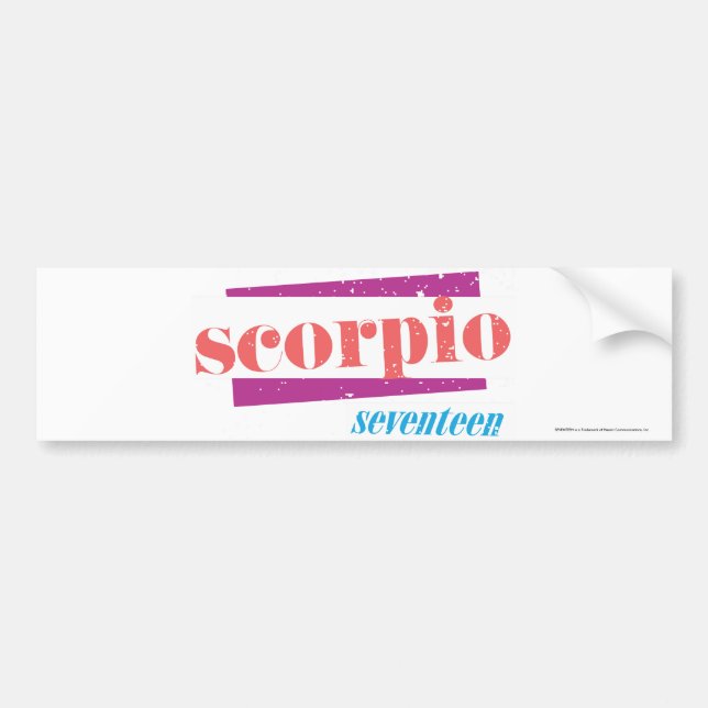 Scorpio LtPink Bildekal (Framsidan)