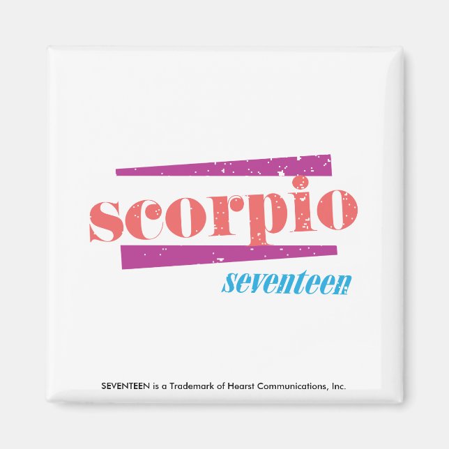 Scorpio LtPink Magnet (Framsidan)