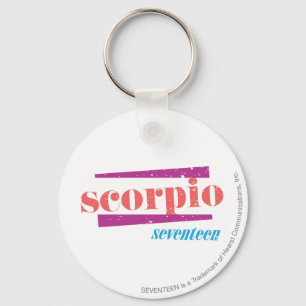 Scorpio LtPink Nyckelring