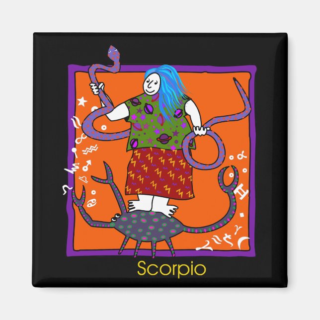 Scorpio Magnet (Framsidan)