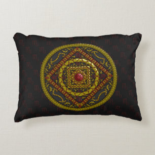 Scorpio Mandala accent Pillow Prydnadskudde