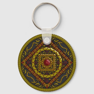 Scorpio Mandala Keychain Nyckelring
