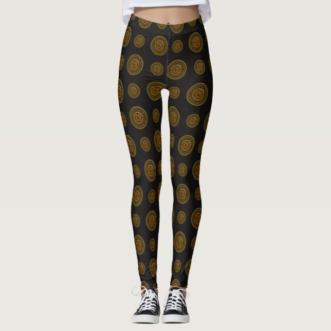 Scorpio Mandala Leggings (Framsida)