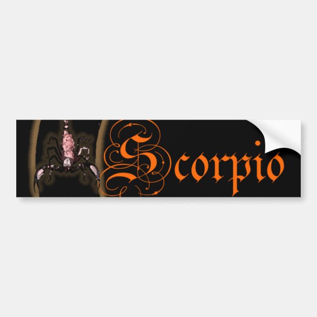 Scorpio Måne Bildekal (Framsidan)