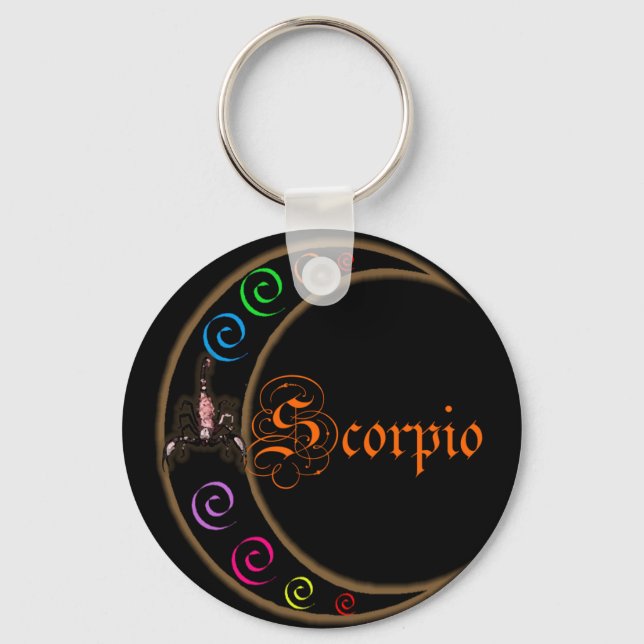 Scorpio Måne Nyckelring (Framsida)