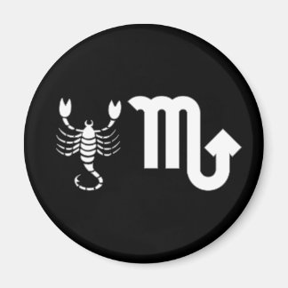 Scorpio med symbol magnet