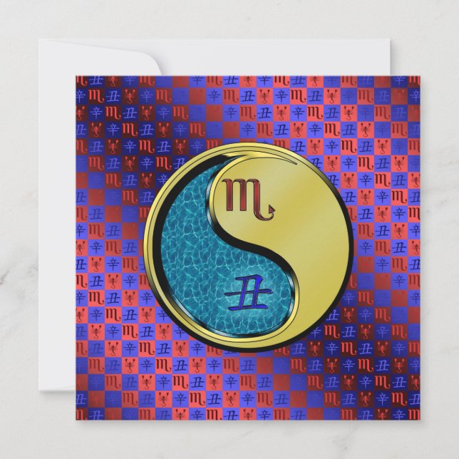 Scorpio & Metal Ox Kort (Framsida)