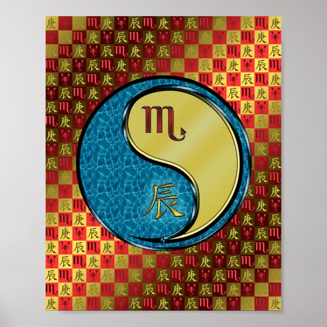 Scorpio & Metall Dragon Poster (Framsidan)