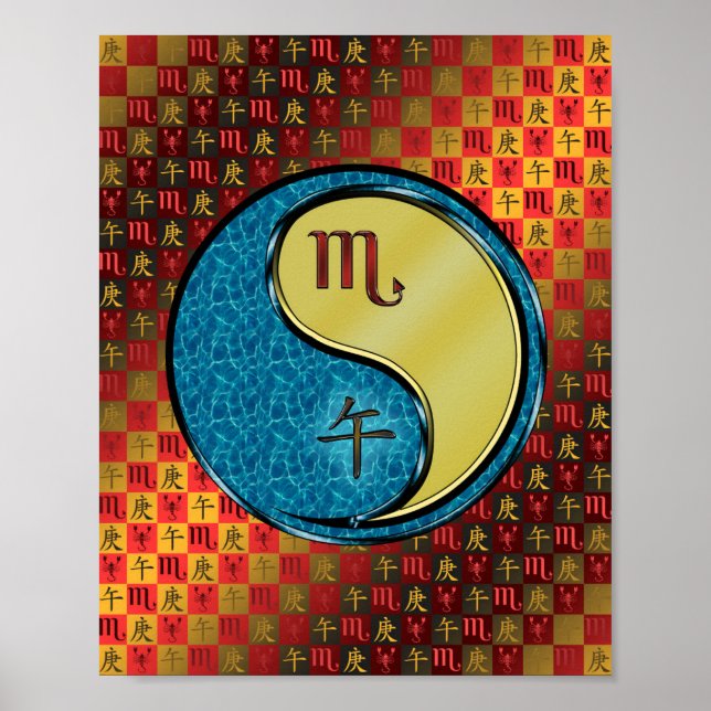 Scorpio & Metall Horse Poster (Framsidan)