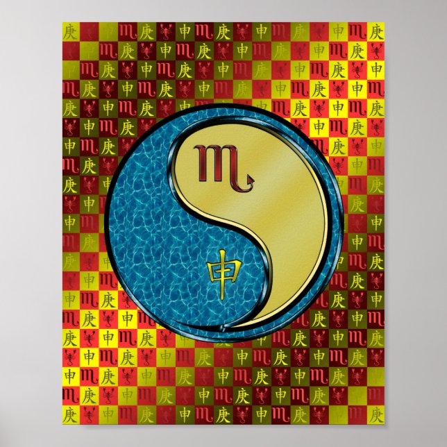 Scorpio & Metall Monkey Poster (Framsidan)