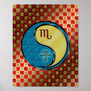 Scorpio & Metall Råtta Poster