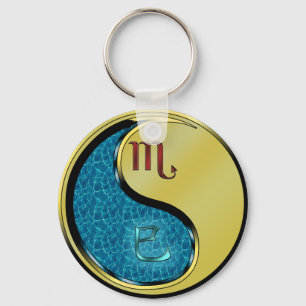 Scorpio & Metall Snake Nyckelring