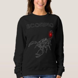 Scorpio Mörk Astrologi | Minimal Ockult Zodiak T Shirt