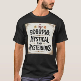 Scorpio Mystical och Mysterious T Shirt
