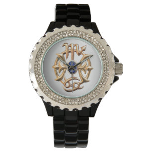 Scorpio och Pisces medaljong Armbandsur
