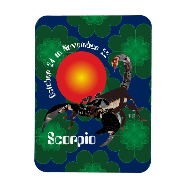 Scorpio Okt. 24 till Nov. 22 Premium Flexi Magnet (Vertikal)