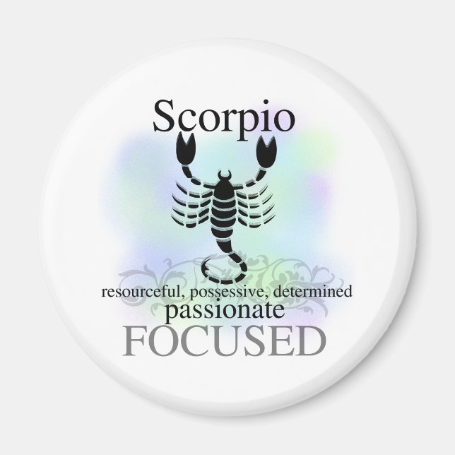 Scorpio om dig magnet (Framsidan)