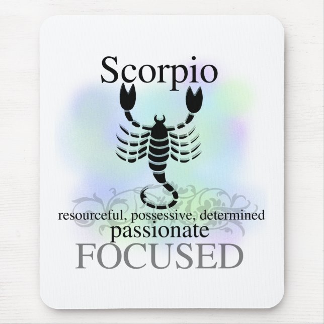Scorpio om dig musmatta (Framsidan)