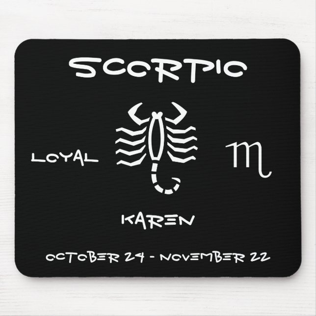 Scorpio Personlig Musmatta (Framsidan)