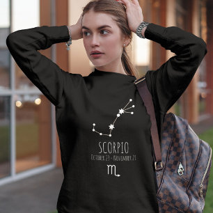 Scorpio Personlig Zodiac Constellation T Shirt