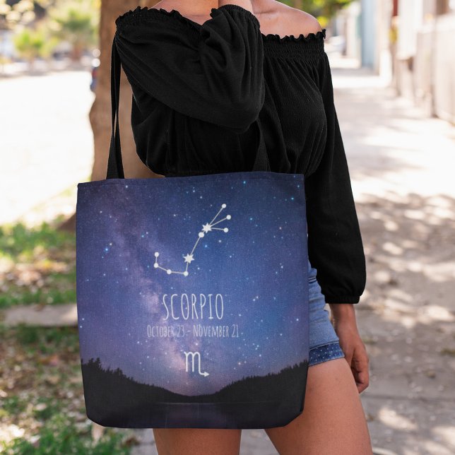 Scorpio | Personlig Zodiac Constellation Tygkasse (Skapare uppladdad)