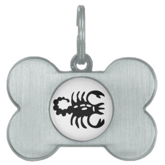 Scorpio Pet Zodiac Hund Märkre Namnbricka Husdjur