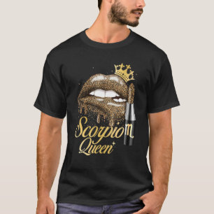 Scorpio Queen Zodiac Sign Horoscope Birthday T Shirt