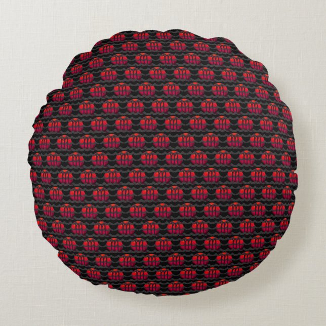Scorpio Round Pillow Rund Kudde (Framsidan)