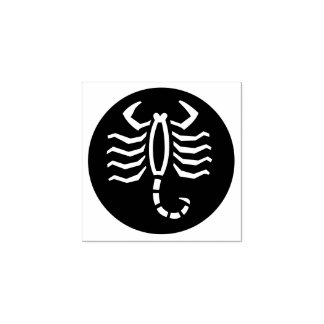 ’Scorpio’ Rubber Frimärke Stämpel