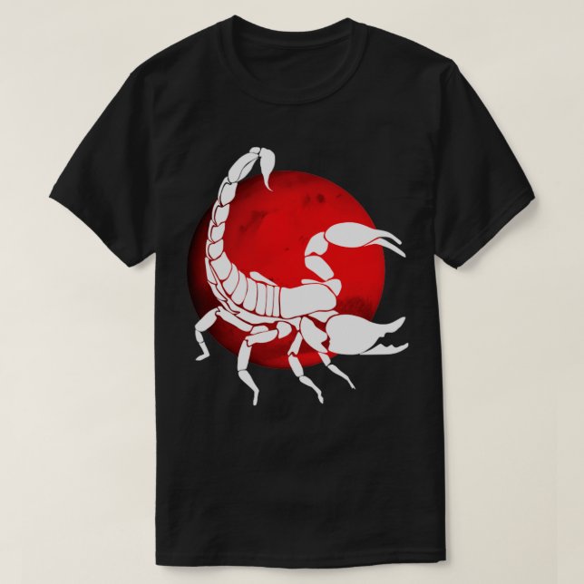 Scorpio Ruler of Mars T Shirt (Design framsida)