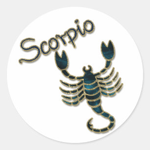 Scorpio Runt Klistermärke