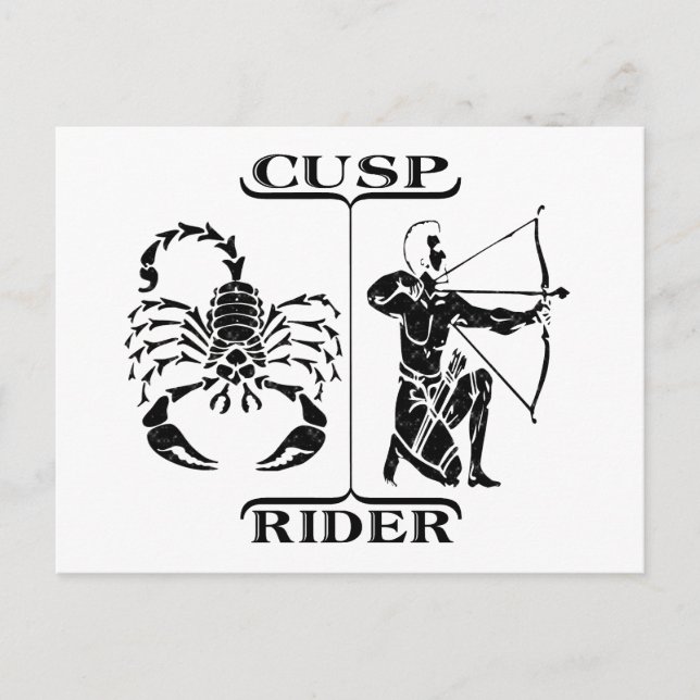 Scorpio/Sagittarius Vykort (Framsida)